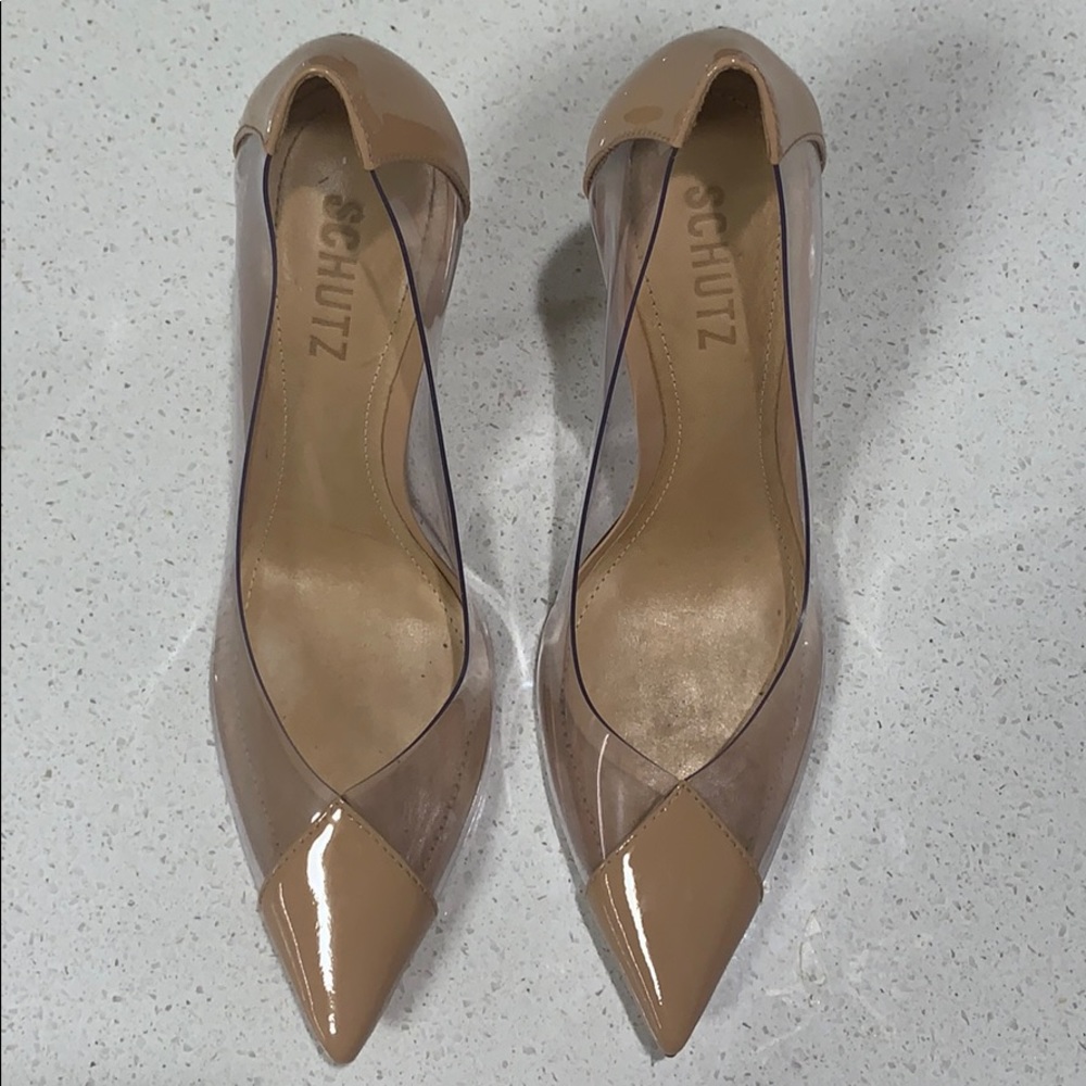 SCHUTZ Cendi See-Through Vinyl Pumps
